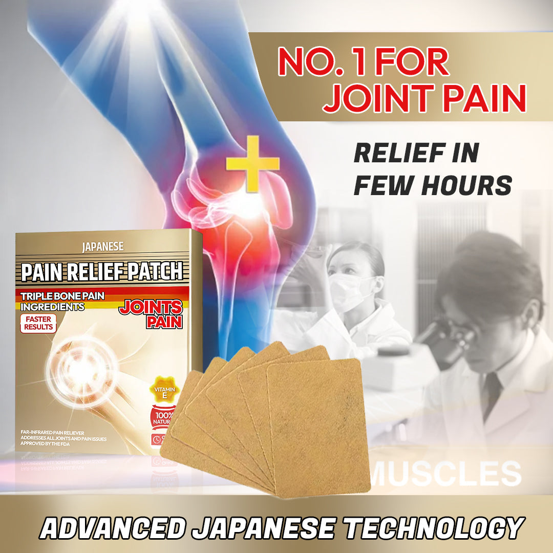 QuickRelief™ - Japanese Pain Relief Patch for Joint Pain (Buy 1 Get 1 Free 🔥🔥)