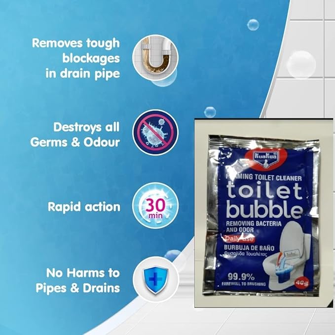 Foaming Toilet Cleaner  Bubble Removing Bacteria and Odor(BUY 1 GET 1 FREE)