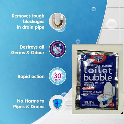 Foaming Toilet Cleaner  Bubble Removing Bacteria and Odor(BUY 1 GET 1 FREE)