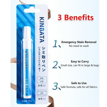 Japanese One Wipe Dry Stain Remover Pen ( BUY 1 GET 1 FREE )