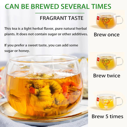 Rlvym™ Goji Berry Chrysanthemum Tea 🌿✨