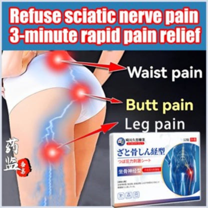 Japan Sciatica Pain Relief Patch – Pack of 12pcs ( BUY 1 GET 1 FREE )