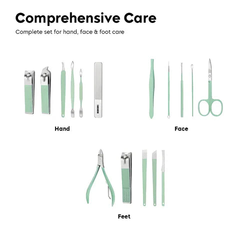 Portable Steel Nail Care Set