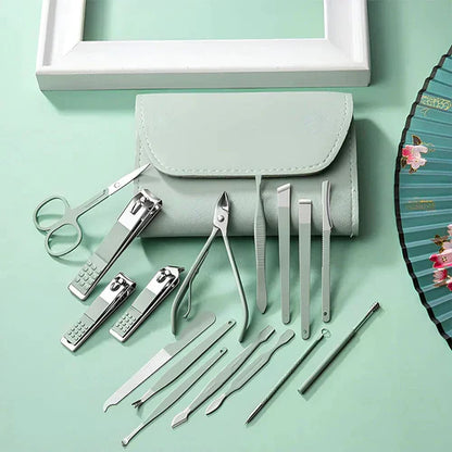 Portable Steel Nail Care Set