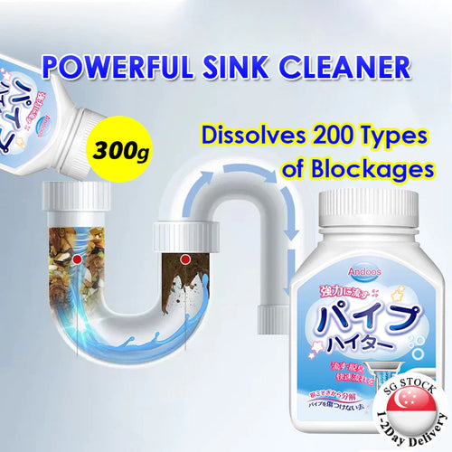 Japan Powerful Sink Drainer Cleaner 💧🚿