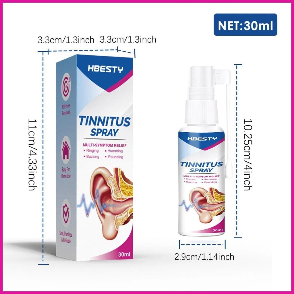 HBESTY Tinnitus Spray Multi-Symptom Relief  ( BUY 1 GET 1 FREE )