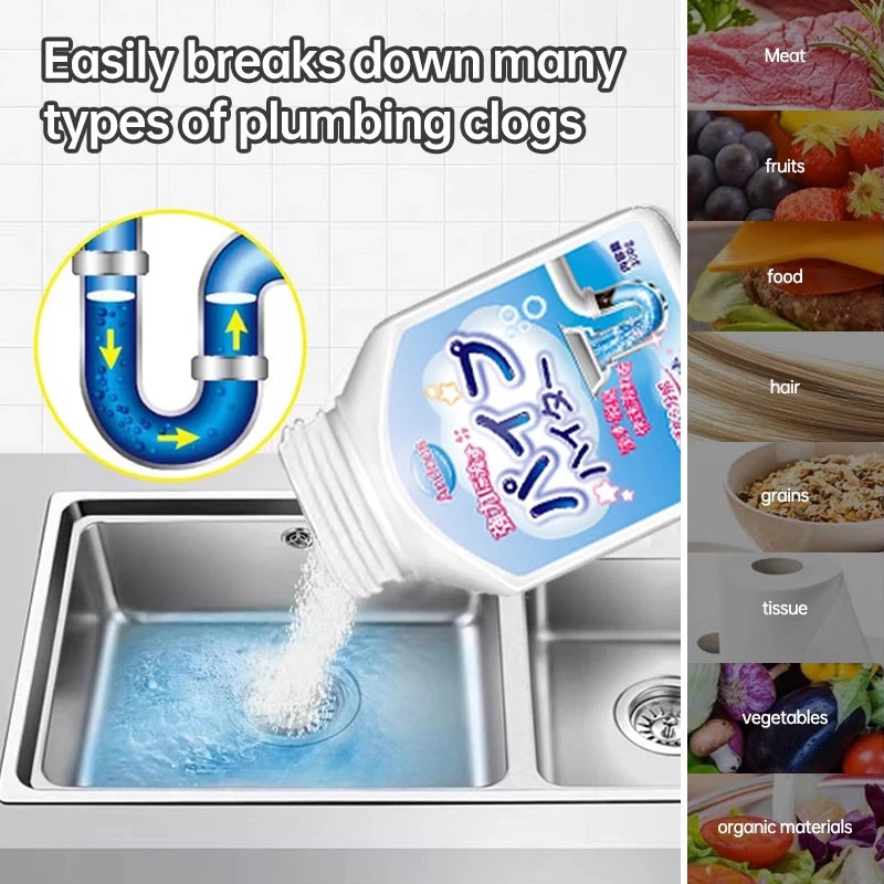 Japan Powerful Sink Drainer Cleaner 💧🚿